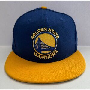 New Era 59FIFTY Golden State Warriors Fitted Cap Hat 7 1/4 Blue Yellow NBA